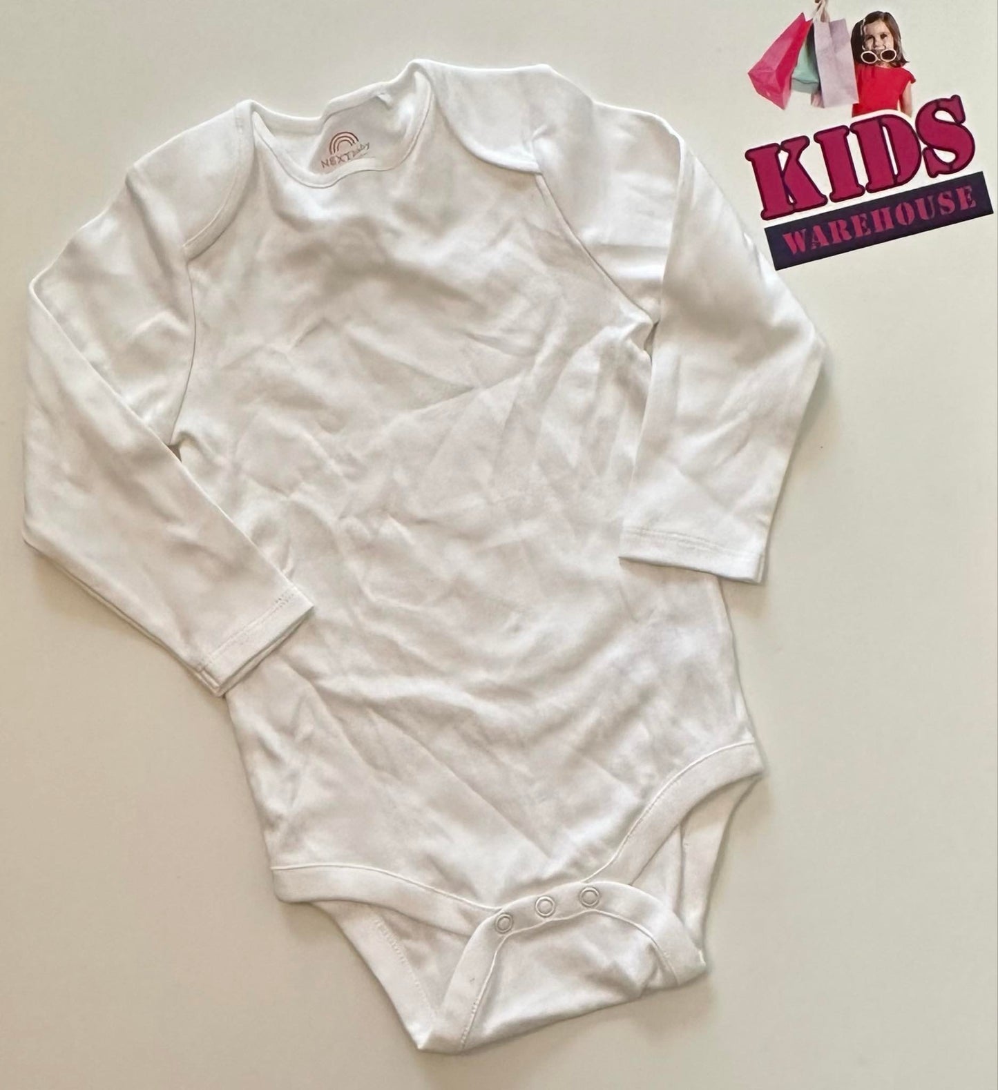 Next Baby White Bodysuit Size 0