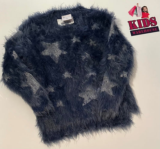 B Collection Fluffy Blue Jumper Size 3