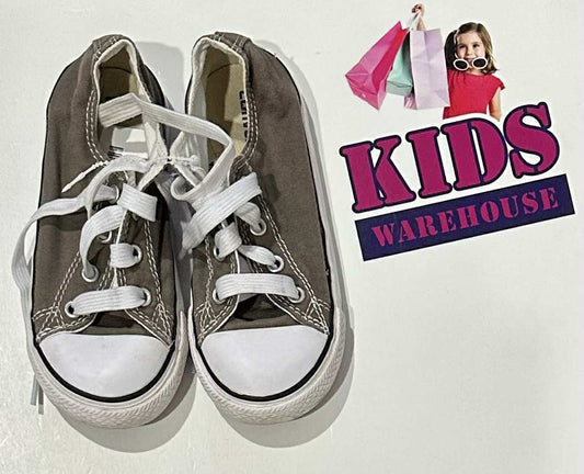 Converse Brown, White Sneakers Size 9 (Child)