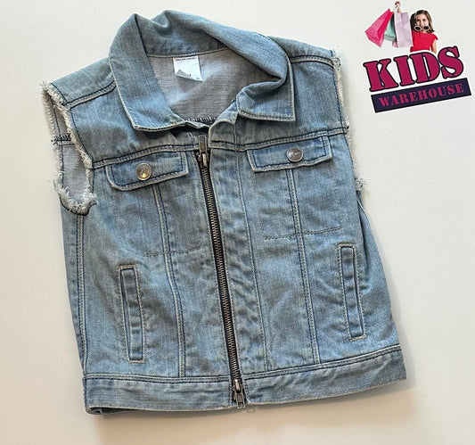 Sudo Blue Denim Vest Size 5