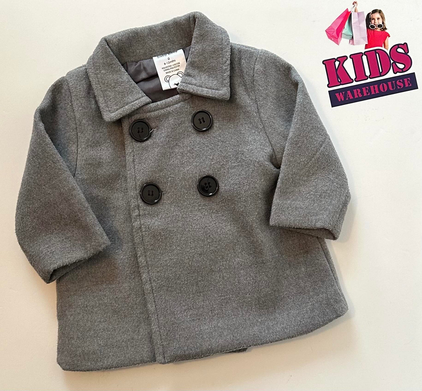 Baby Baby Grey Coat Size 0