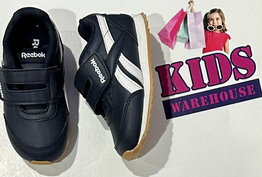 NEW Reebok Navy Blue, White Runners Size US5/UK4.5 (Toddler/Child)