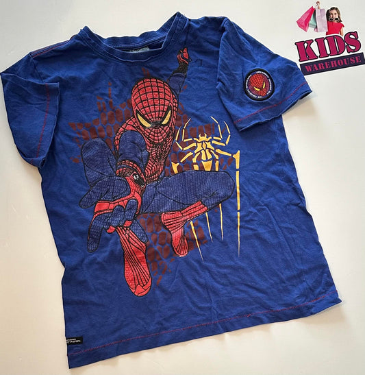 Spider-Man Blue Top Size 8