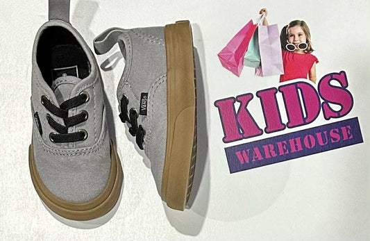 Vans Grey, Brown Sneakers Size US4/UK3.5 (Toddler/Child)