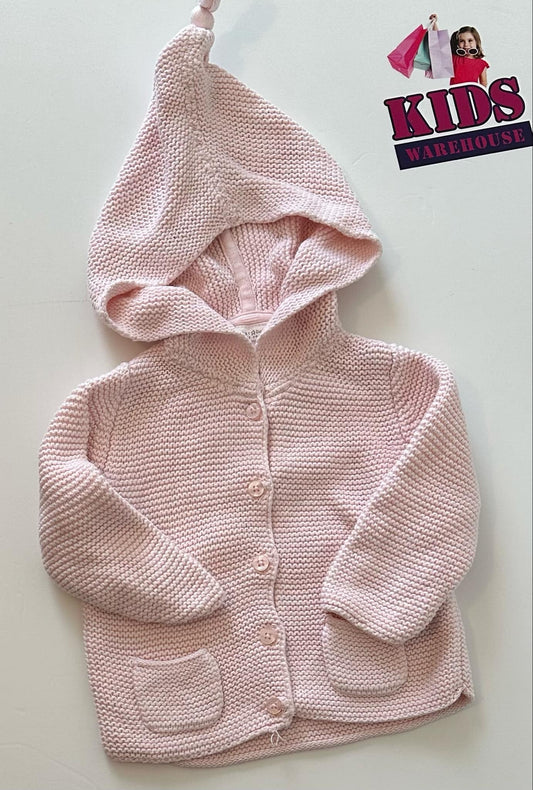 Next Baby Pink Knit Jumper Size 0