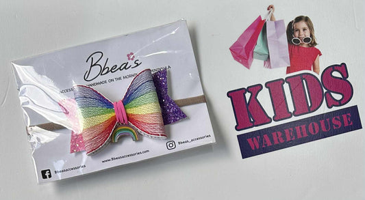 Bbea's Rainbow Bow Headband RRP $15