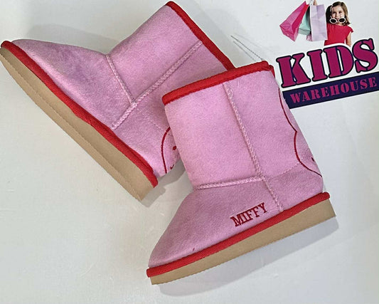 Cotton-On Miffy Pink, Red Slippers Size US10/UK9 (Child)
