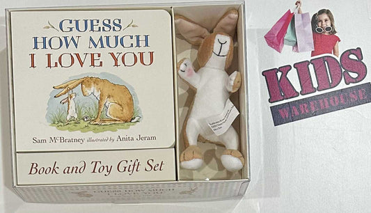 NEW Guess How Much I Love You (Board Book) - Sam McBratney, Anita Jeram Book And Toy Gift Set