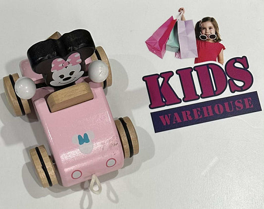 Wooden Minnie Mouse Race Car