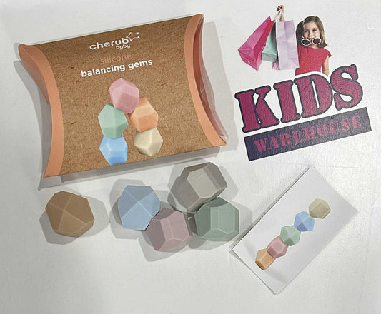 Cherub Baby Silicone Balancing Gems 5 Pack