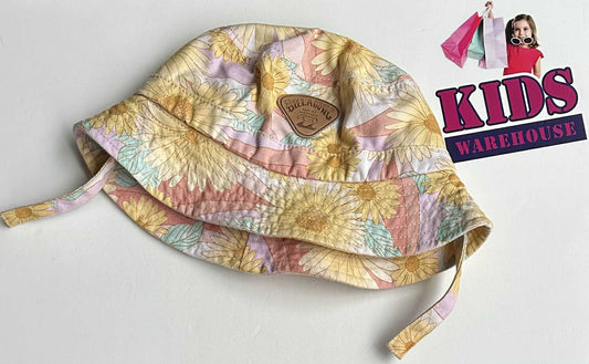 Billabong Flower Print Bucket Hat Size M-L