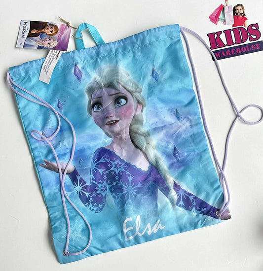 Disney Frozen Elsa Print Drawstring Backpack