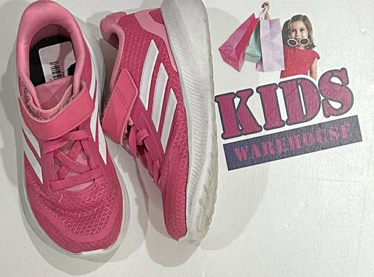 Adidas Pink, White Runners Size US8/UK7.5 (Child)