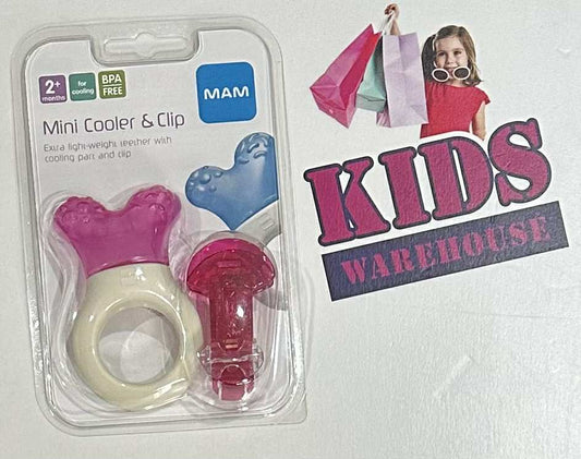 NEW Mam Mini Cooler Teether & Clip 2+ Months