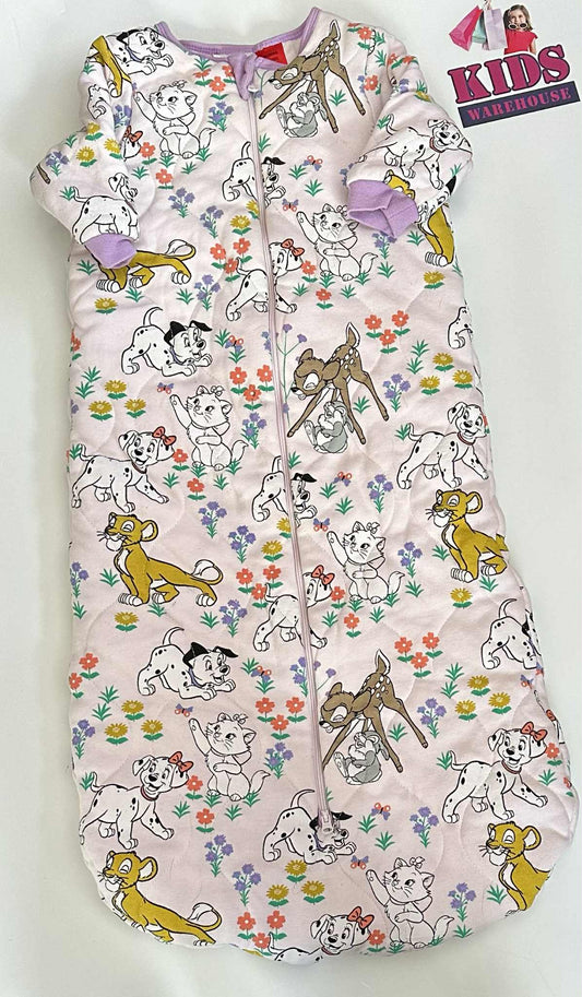 Disney Pink, Characters Print Size 0 (6-12 Months, 10kg)