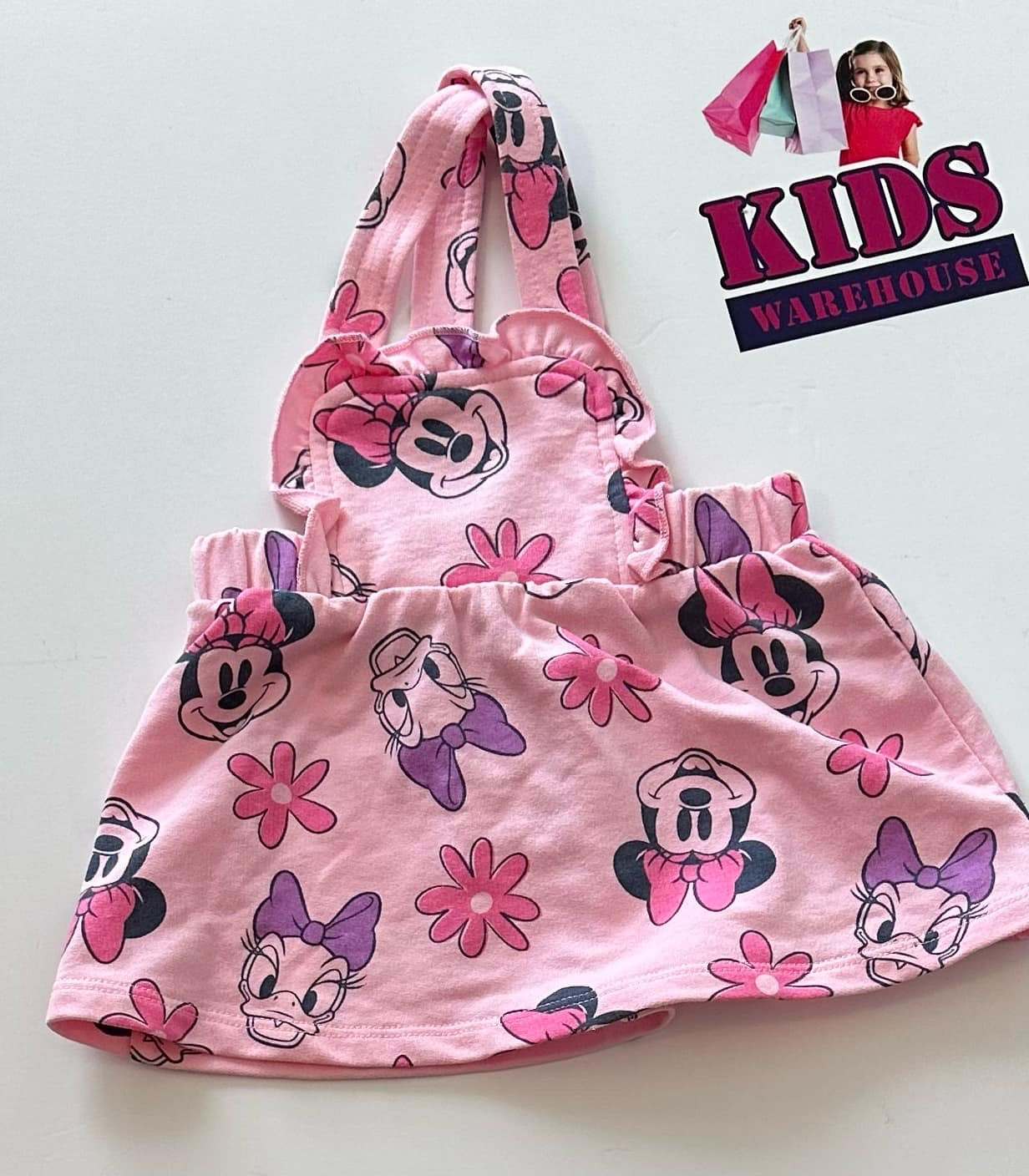 Disney Baby Pink Dress With Minnie Mouse Pattern Size 00