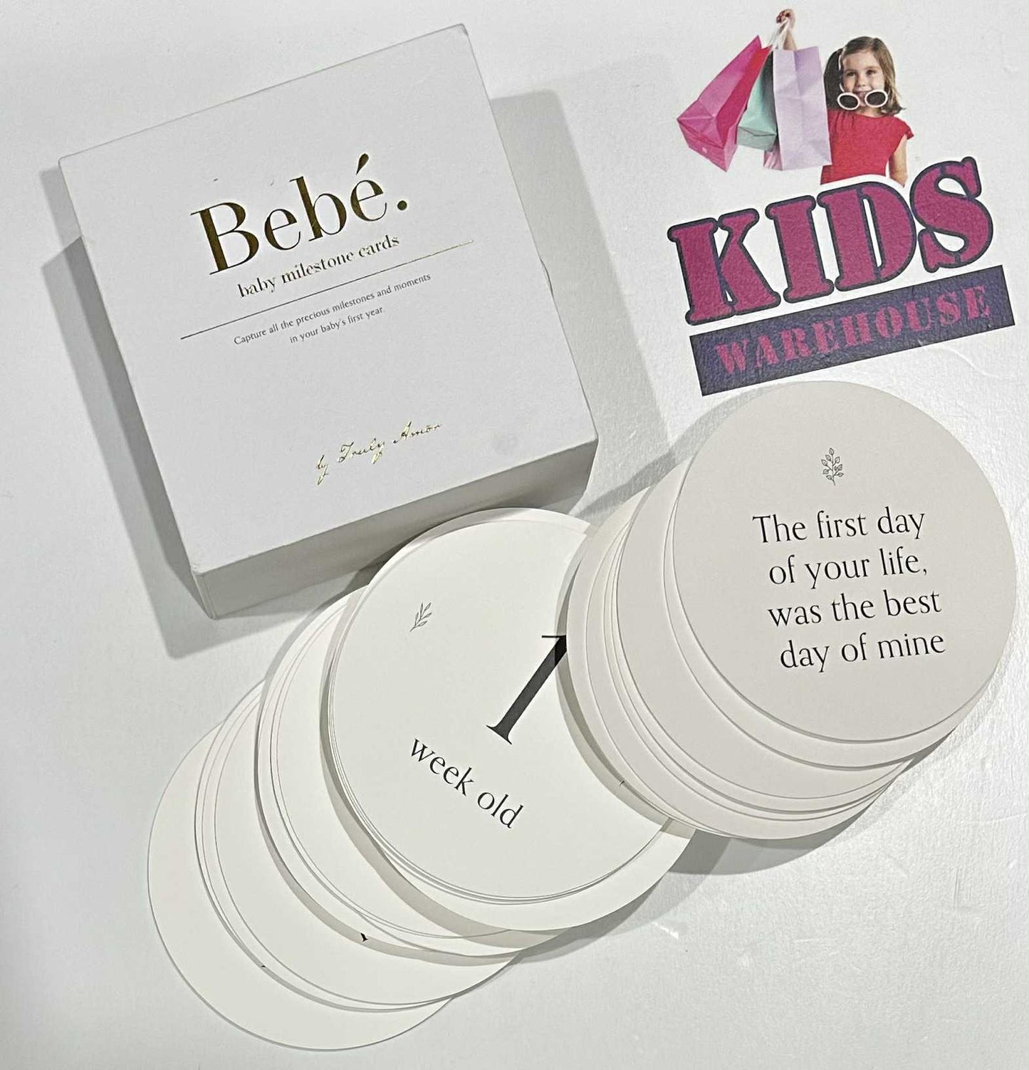 Bebé Baby Milestone Cards Baby's First Year (Complete)