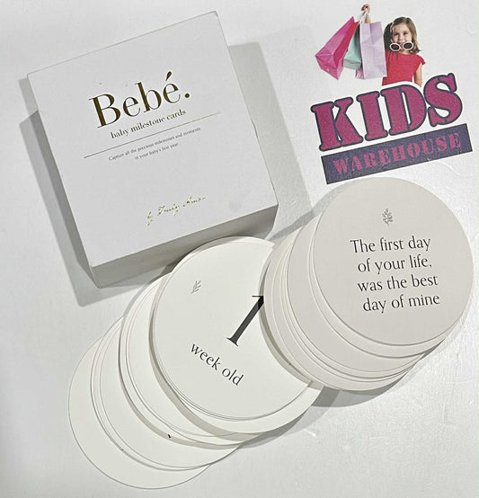 Bebé Baby Milestone Cards Baby's First Year (Complete)