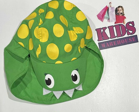 The Wiggles Green, Yellow Polka Dot Crocodile Print Hat Size 12-24 Months