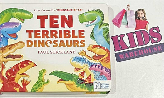 Ten Terrible Dinosaurs (Board Book) - Paul Stickland