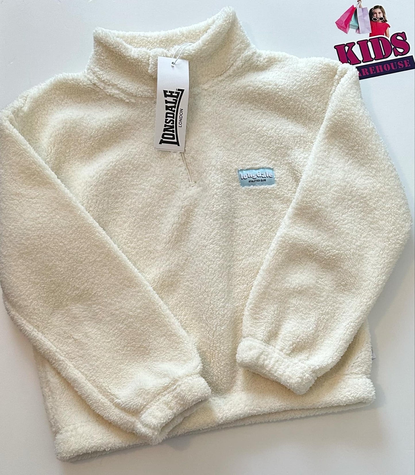 New Lonsdale London White Jumper Size 10