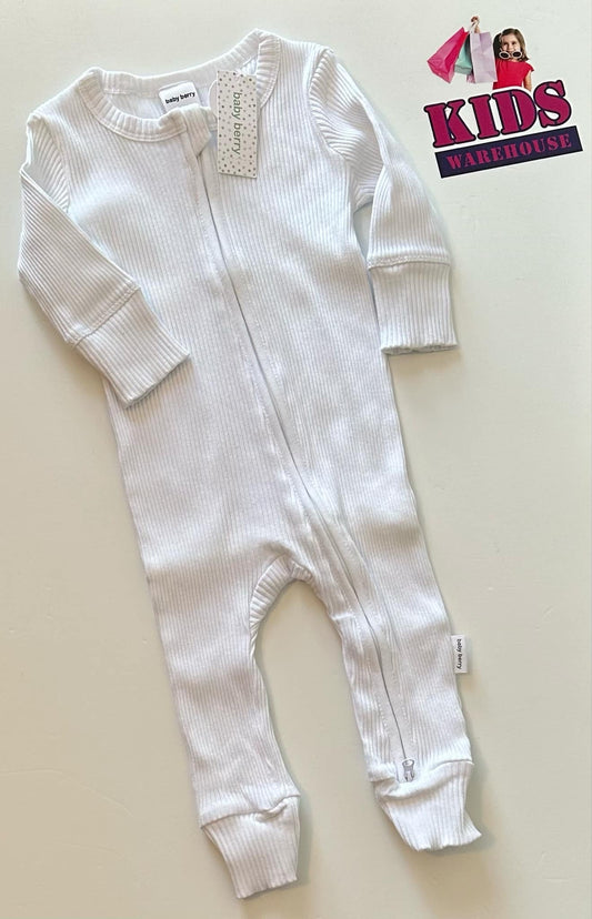 Baby Berry White Jumpsuit Size 0