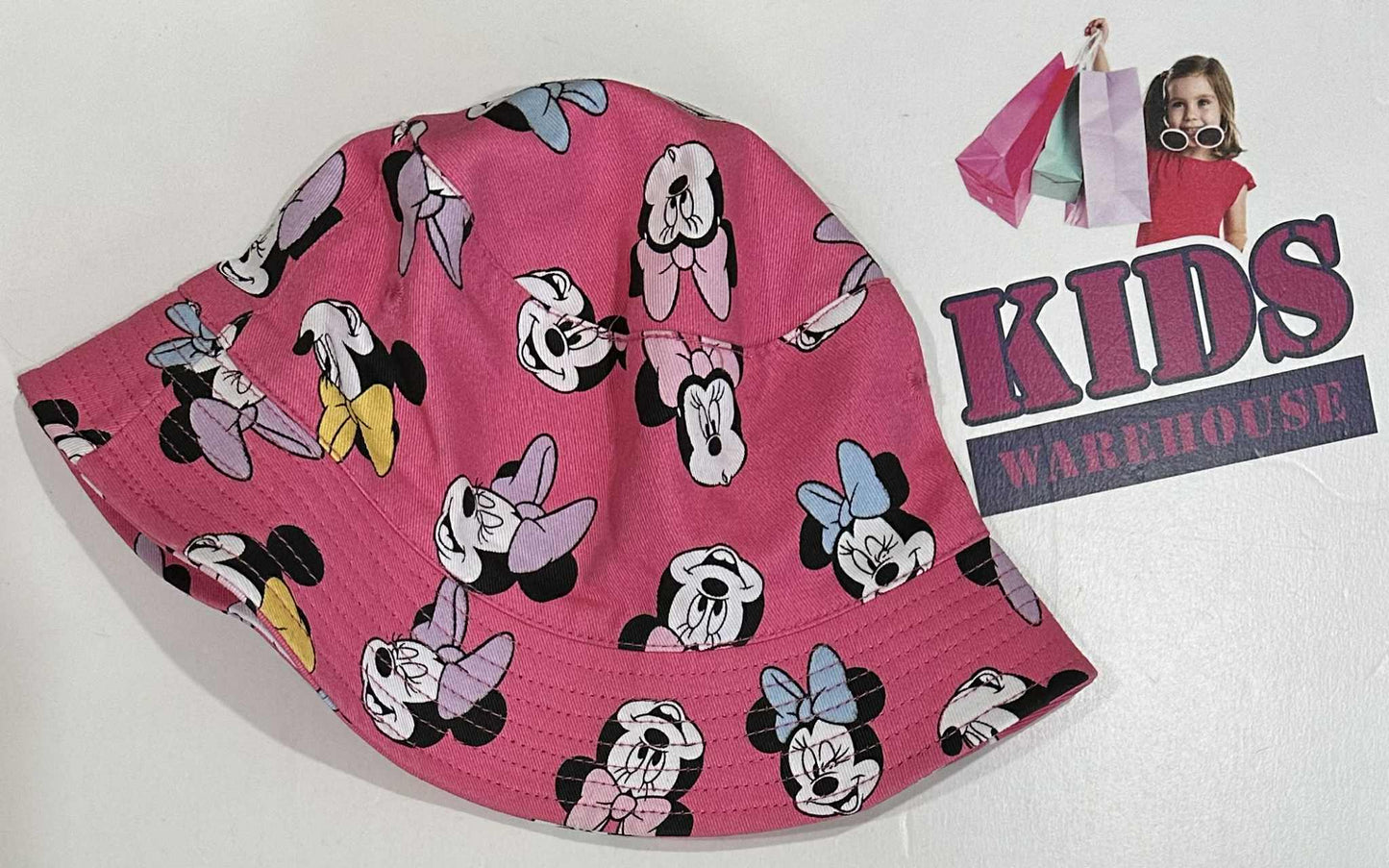 Disney Minnie Mouse Pink Bucket Hat Size Toddler
