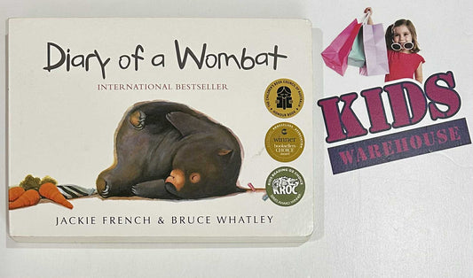Diary Of A Wombat (Board Book) - Jackie French, Bruce Whatley