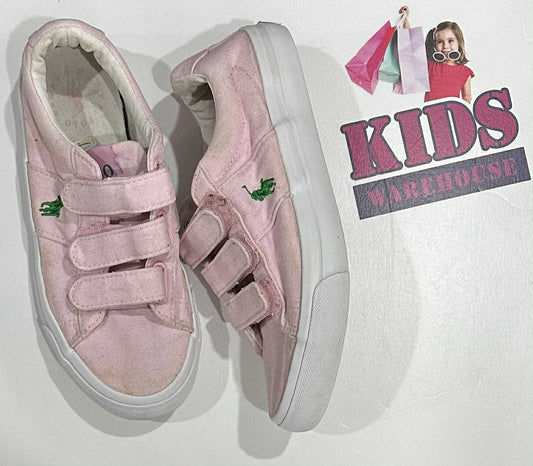 Ralph Lauren Polo Pink Sneakers Size US2/UK1.5 (Older Child)
