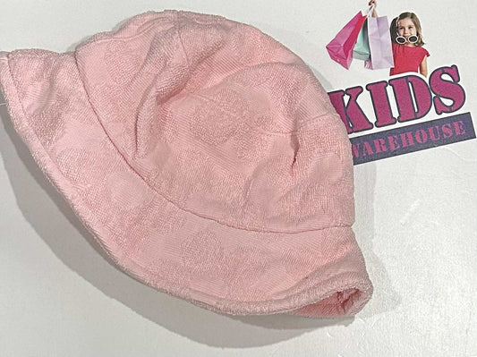 Seed Heritage Pink Flower Print Bucket Hat Size S/M (Toddler/Child)