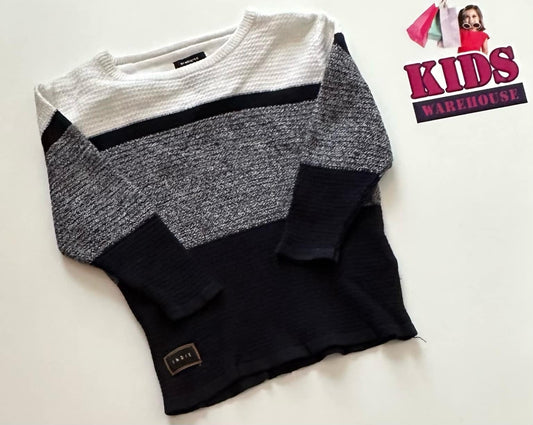 Indie Black & White Knit Top Size 0