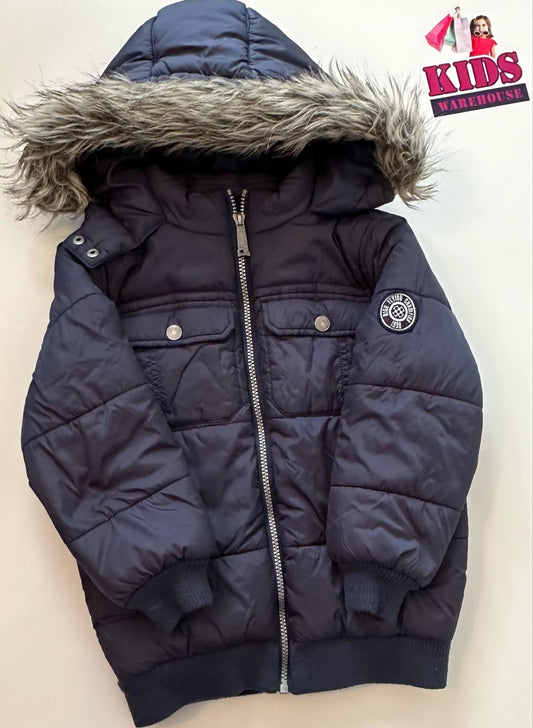 Pumpkin Patch Navy Blue Puffer Jacket Size 5