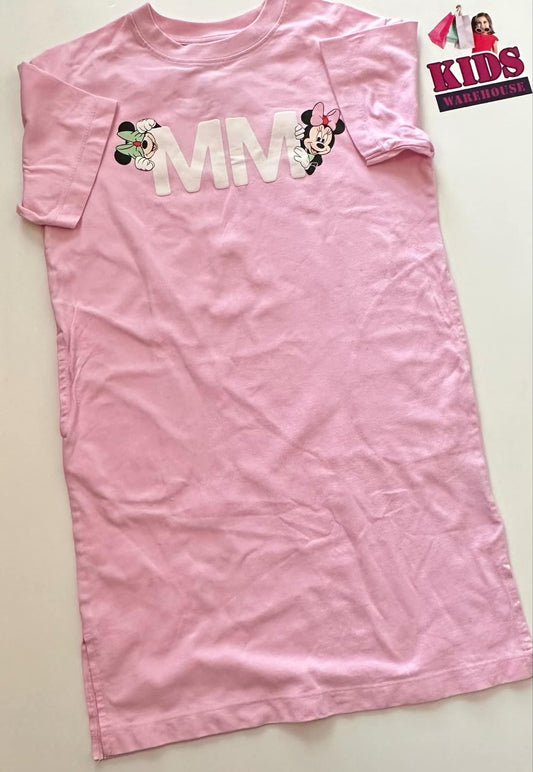 Disney Pink Dress With “MM” Print Size 5