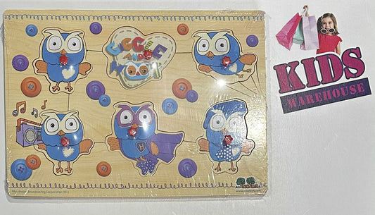 Tree Toys Giggle And Hoot Wooden Shape Puzzle