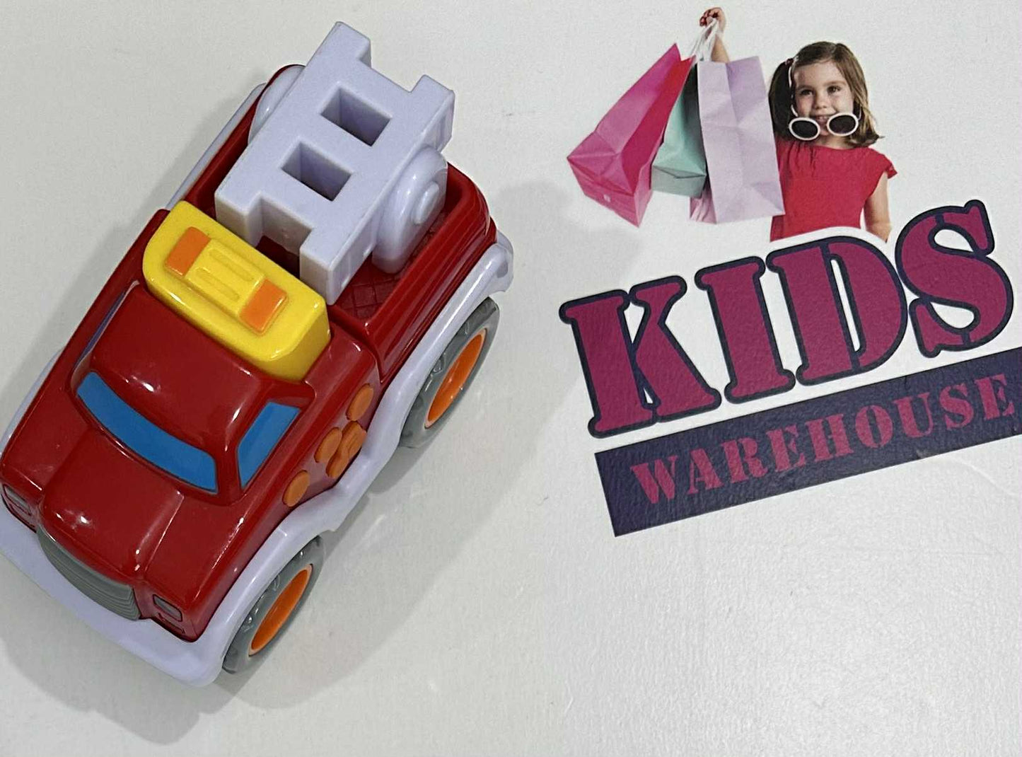 Red Firetuck Pull Back Toy (Tested)