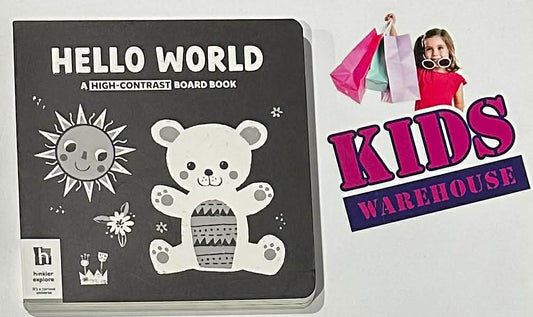 Hello World A High-Contrast Board Book (Board Book)