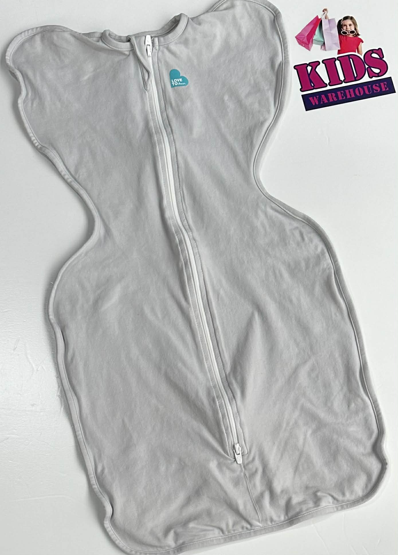 Love To Dream Swaddle Up Original Grey Size Medium (6-8.5kg) Moderate Weather