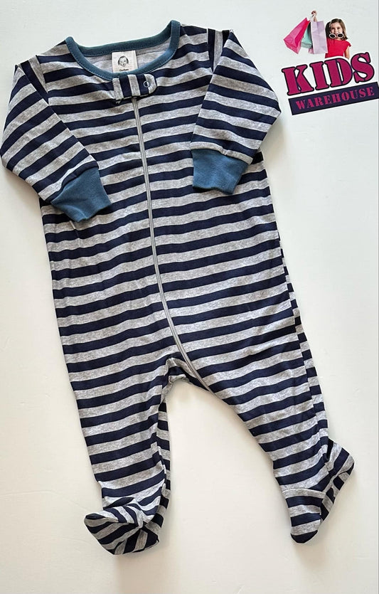 Gerber Grey & Navy Blue Top Size 00