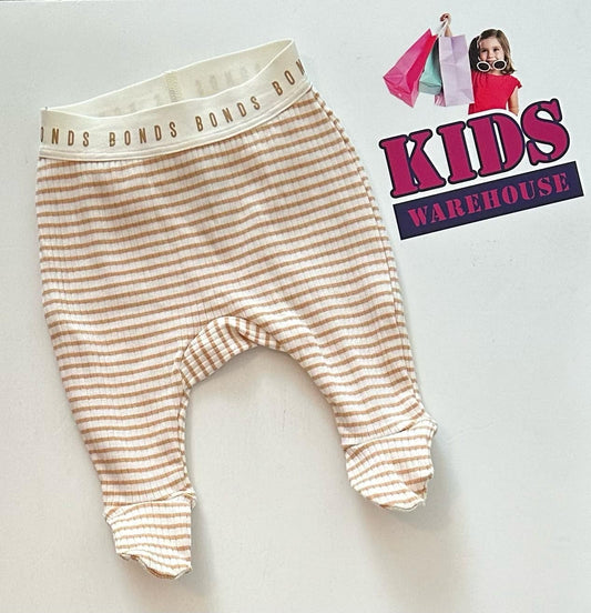 Premmie Bonds White & Pink Pants Size 00000