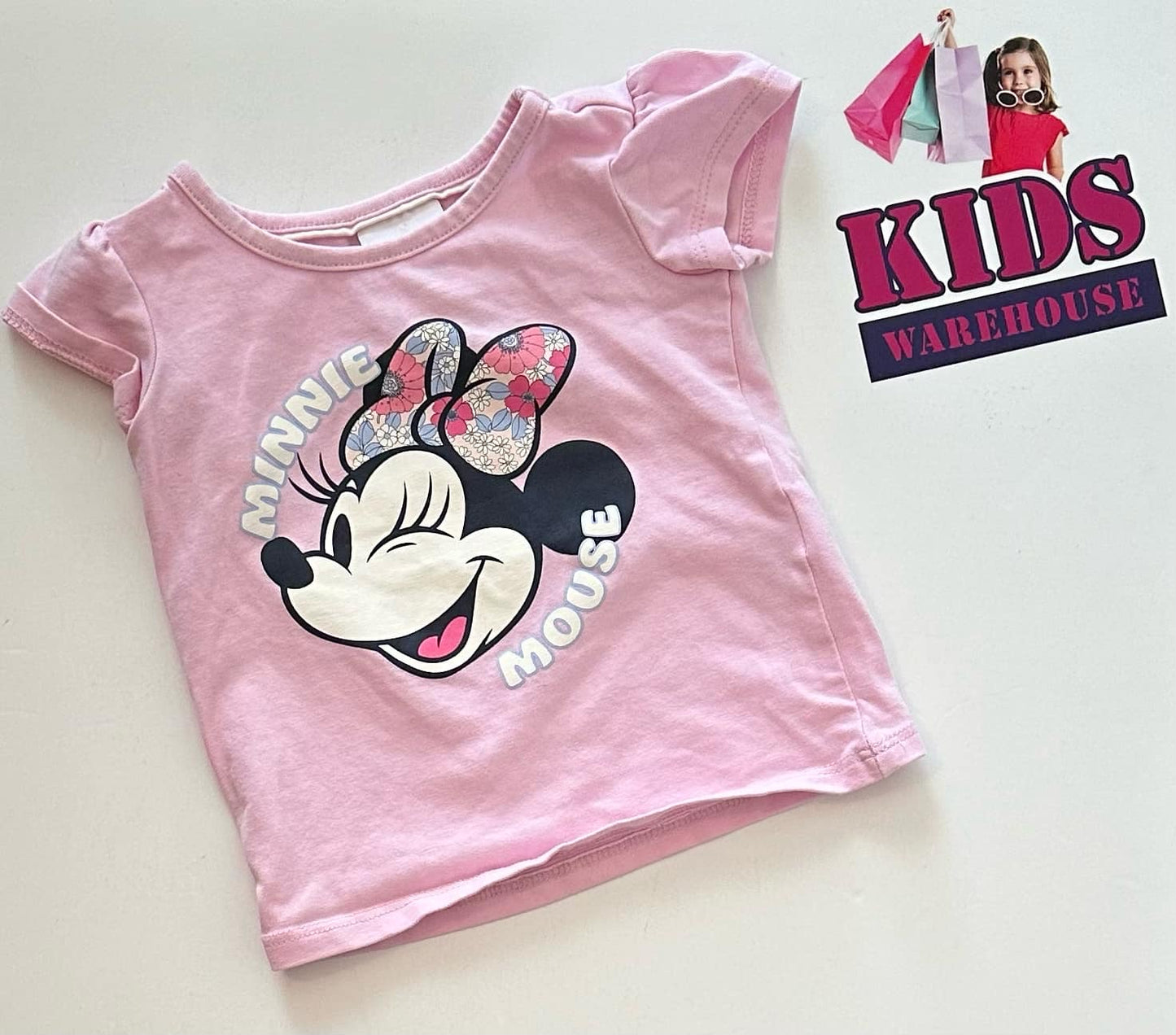 Disney Pink Top With Minnie Mouse Size 000