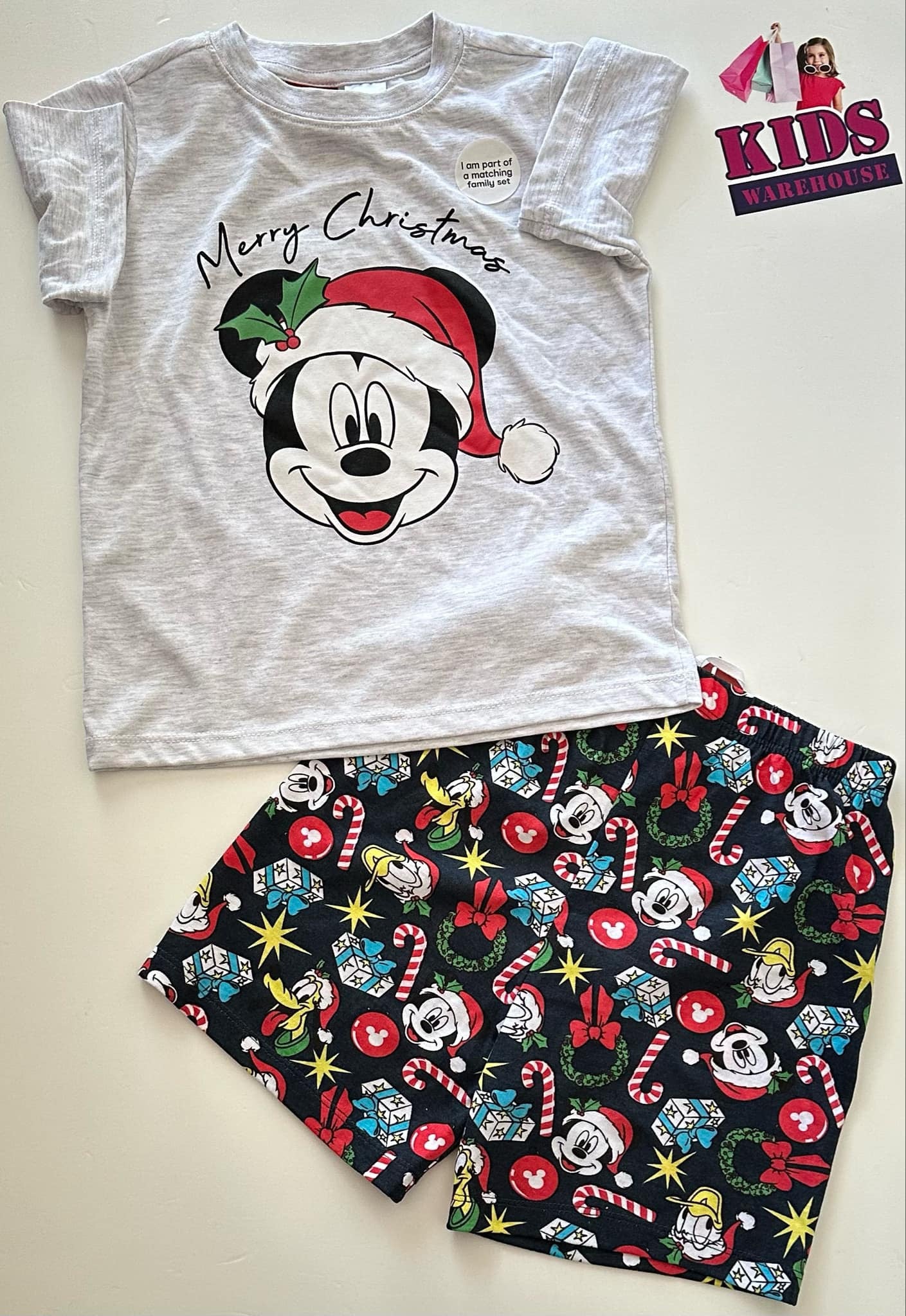 Disney Christmas 2 Piece Set Size 6