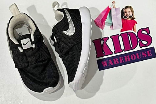 Nike Black, Silver Runners Size US5/UK4.5 (Child)