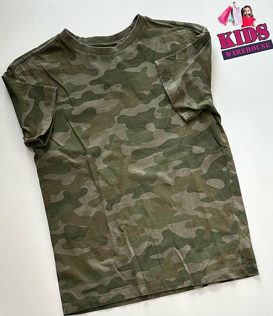 Target Green Camouflage Top Size 8