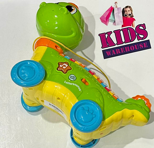 Leap Frog Lettersaurus Alphabet Dinosaur Pull Along Toy