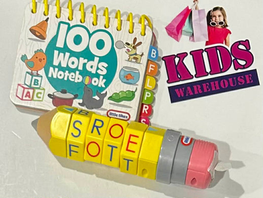 Little Tikes 100 Words Notebook With Word Pencil (Tested)
