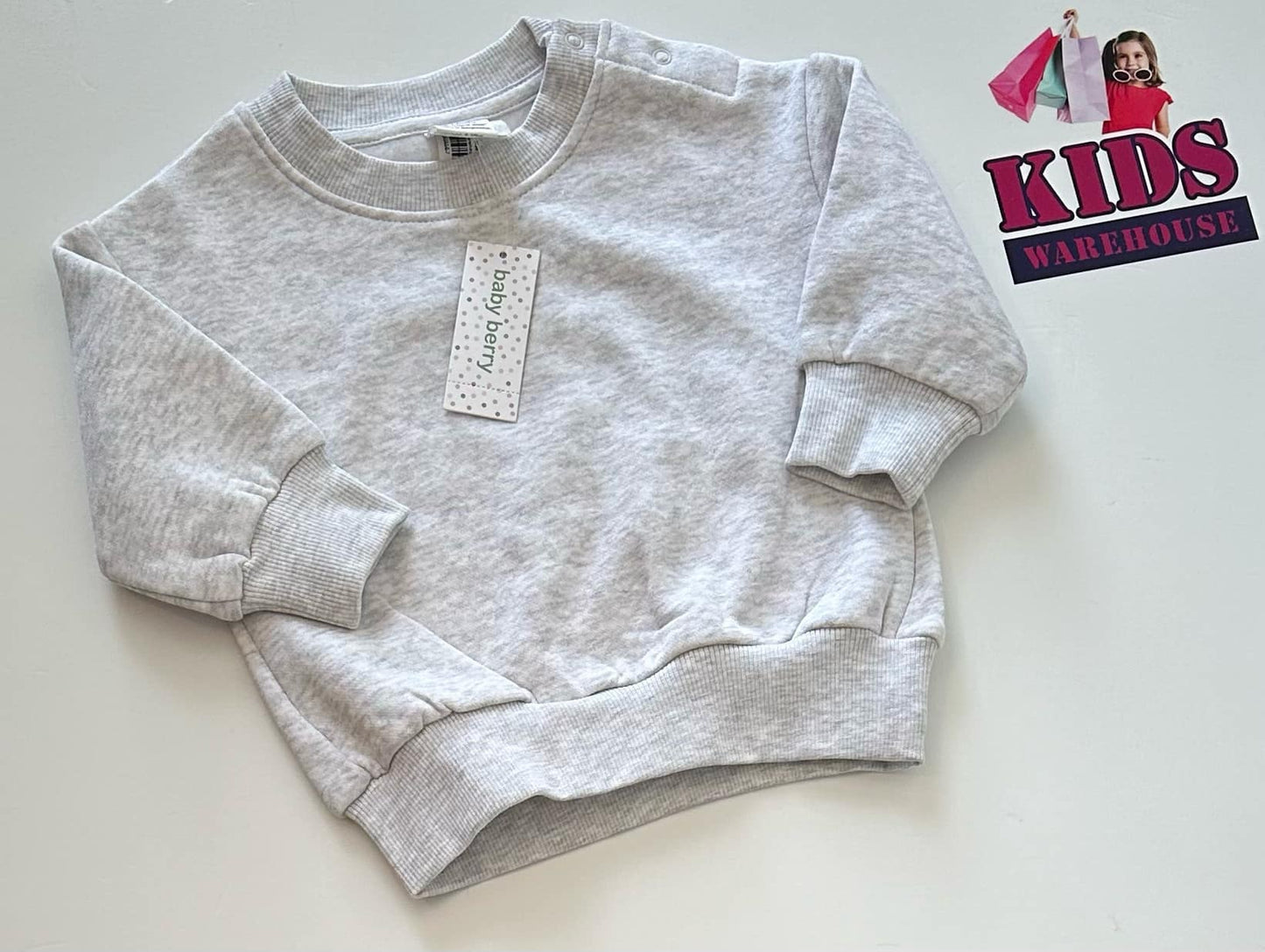 New Baby Berry Grey Jumper Size 0