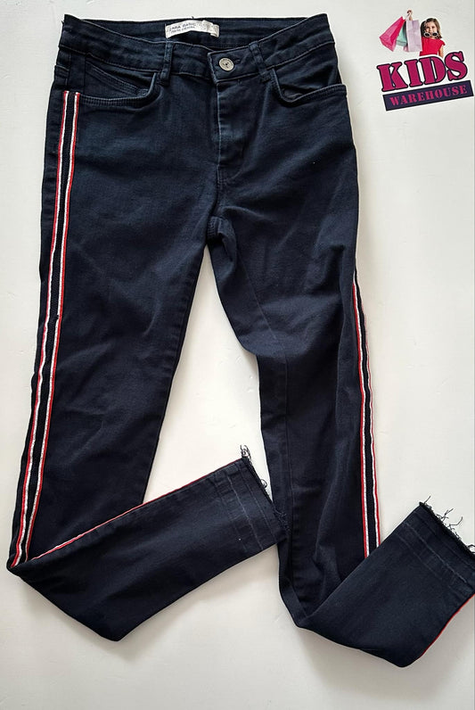 Zara Basic Blue Denim Pants Size 10