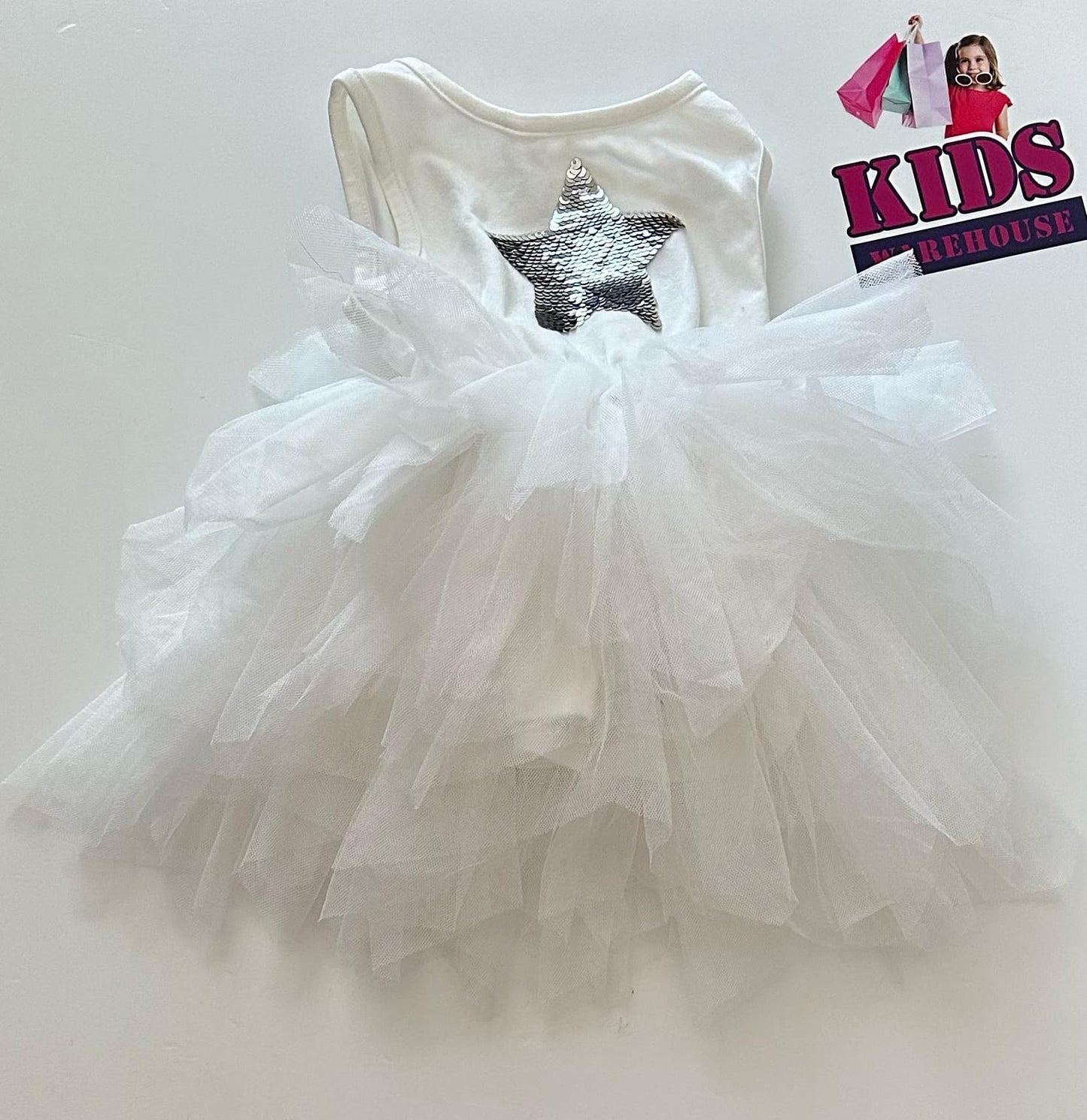 Gem Look Australia White Tutu Dress Size 0