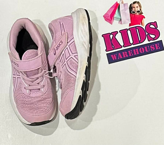 Asics Pink, White Runners Size US10/UK9 (Child)