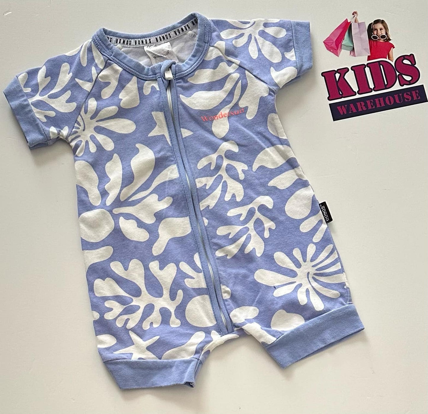 Bonds Blue Bodysuit Size 000